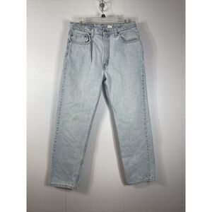 Vintage Levi 505 Jeans Mens 34 Straight Leg Light Wash USA 1998 34x30